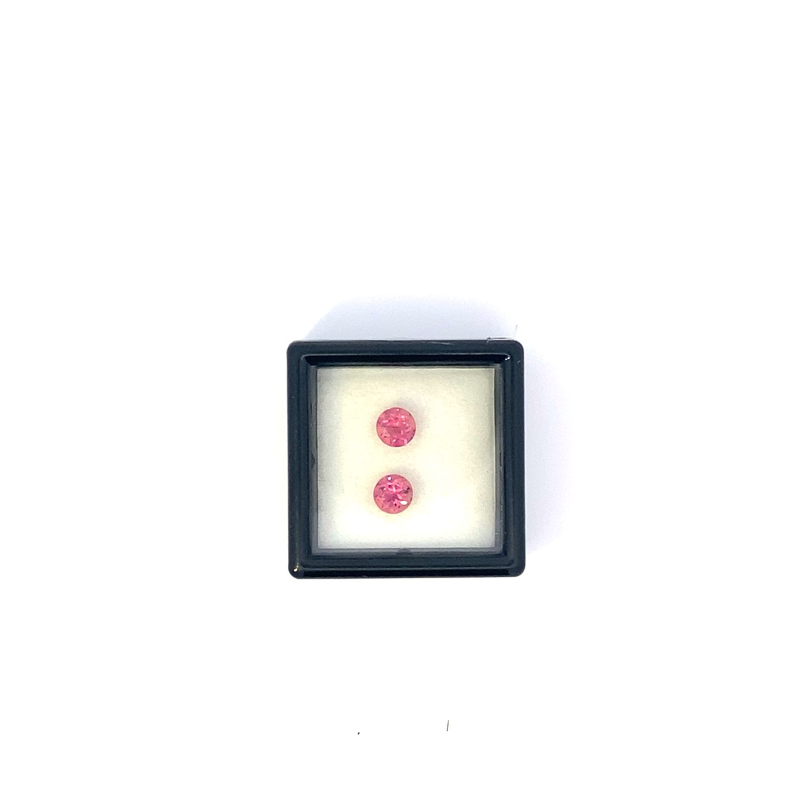 Pair of 1.04ct Round Pink Tourmalines – Vivid & Brilliant