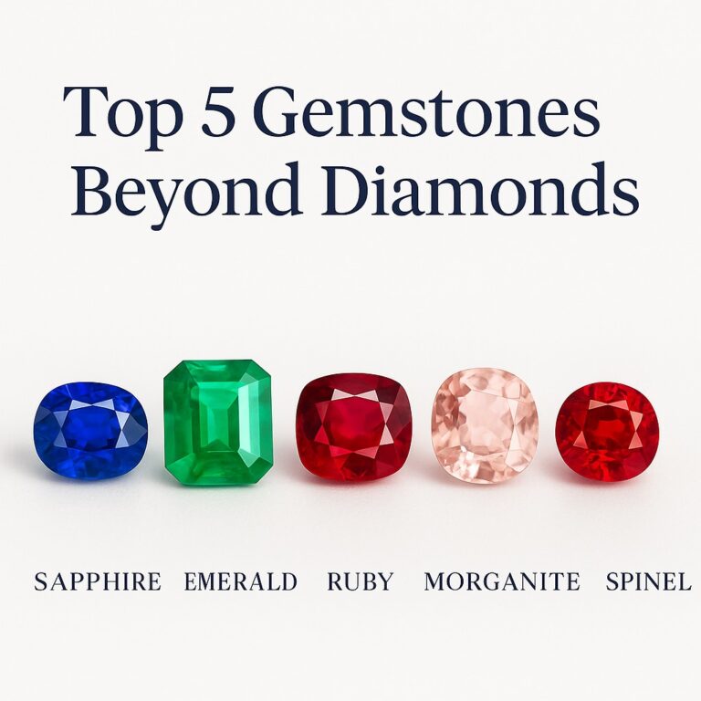Top 5 Gemstones for Engagement Rings Beyond Diamonds