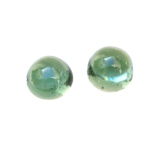 Forest Green Tourmaline Cabochon Pair (5.25ct Total)